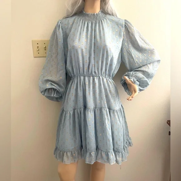 AQUA long sleeve dress - Picture 6 of 7